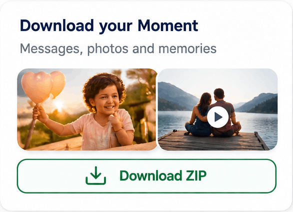 Download and share Moment memories